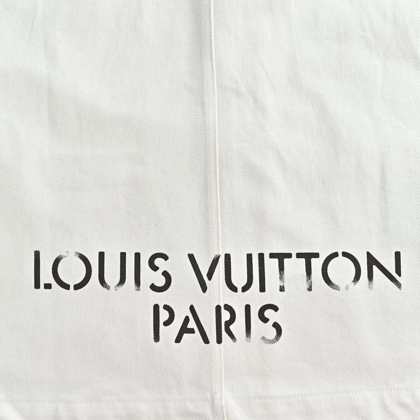 Louis Vuitton/Louis Vuitton Logo Printed Three Pocket Cargo Jacket Jacket